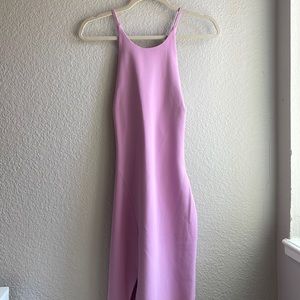 Bardot Pink Midi Cocktail Dress